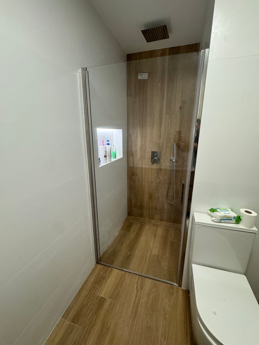 Mampara de ducha frontal GEN 1 puerta abatible a medida