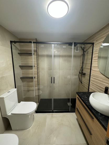 Enzo Panoramic: Frontal de Acero Inox (4 Hojas)