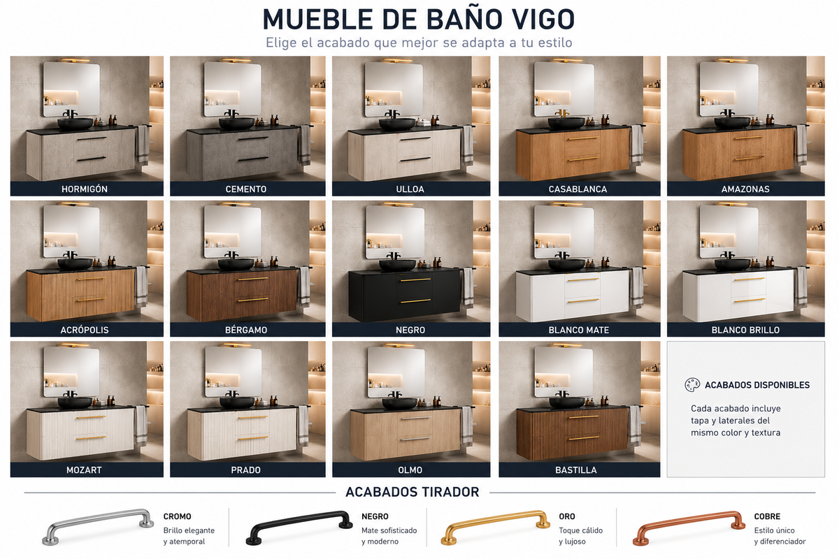 Mueble de baño Vigo suspendido